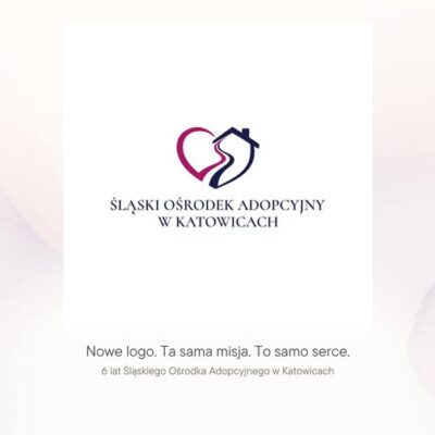 Logotyp śląskiego ośrodka adopcyjnego w Katowicach