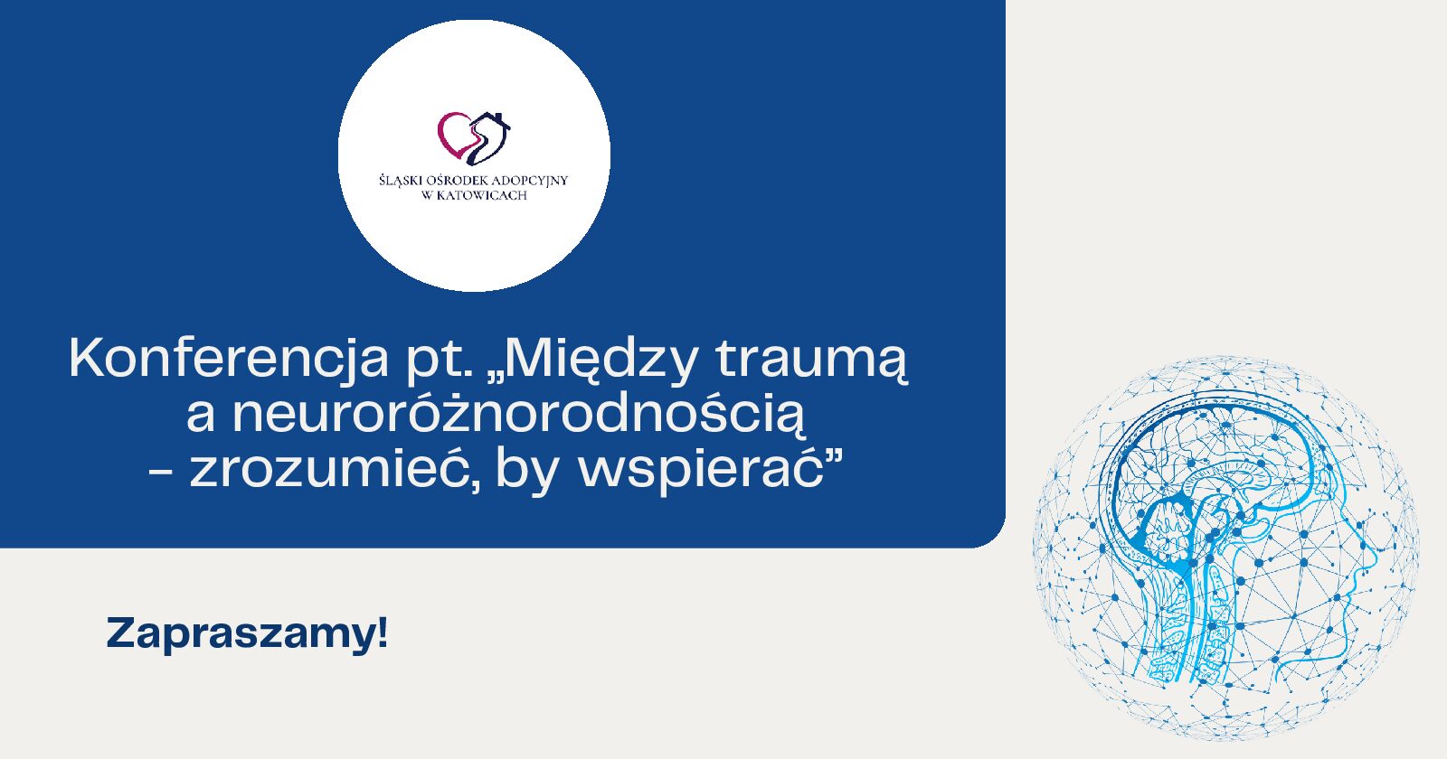 Plakat - konferencja Zaproszenie do udziału w konferencji
